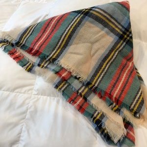 NWOT Aerie plaid blanket scarf